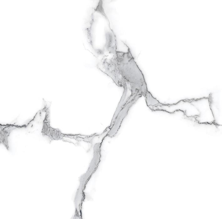 Керамогранит Statuario Crown белый 60x60 сатинированный