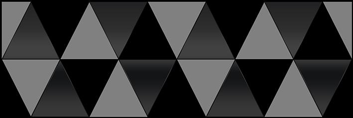 Декор Sigma Perla черный 200х600